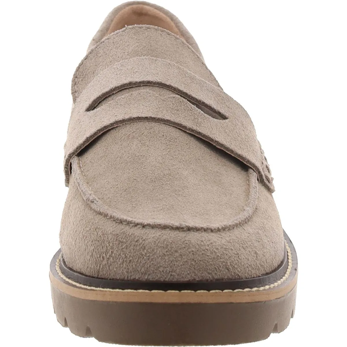 Penny Womens Slip On Flat Loafers