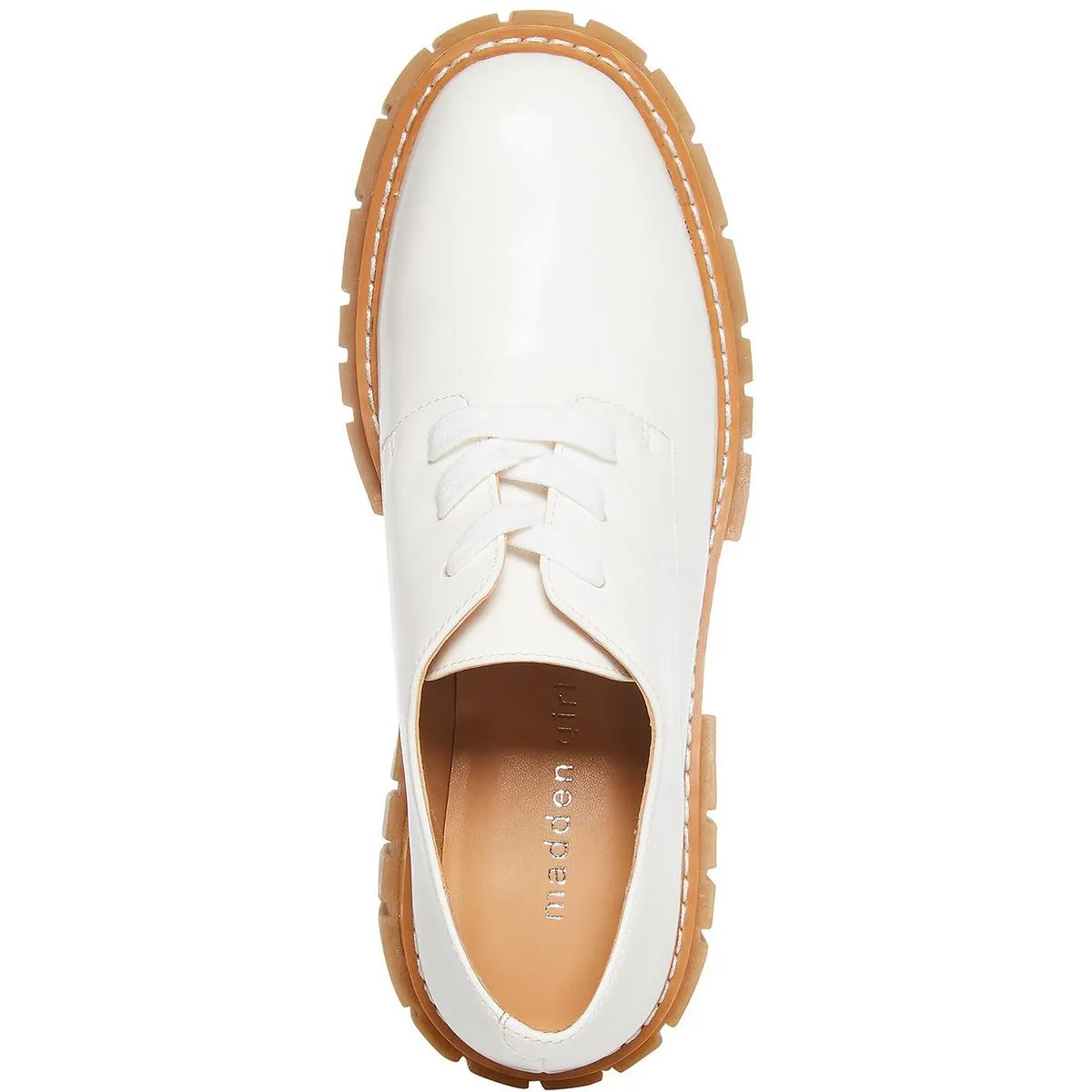 Phoennix Womens Patent Lugged Sole Oxfords