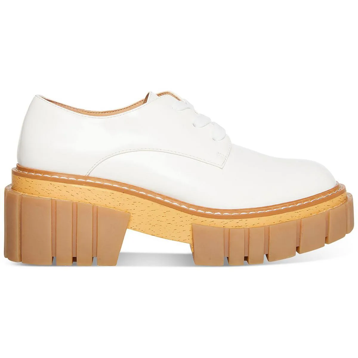 Phoennix Womens Patent Lugged Sole Oxfords
