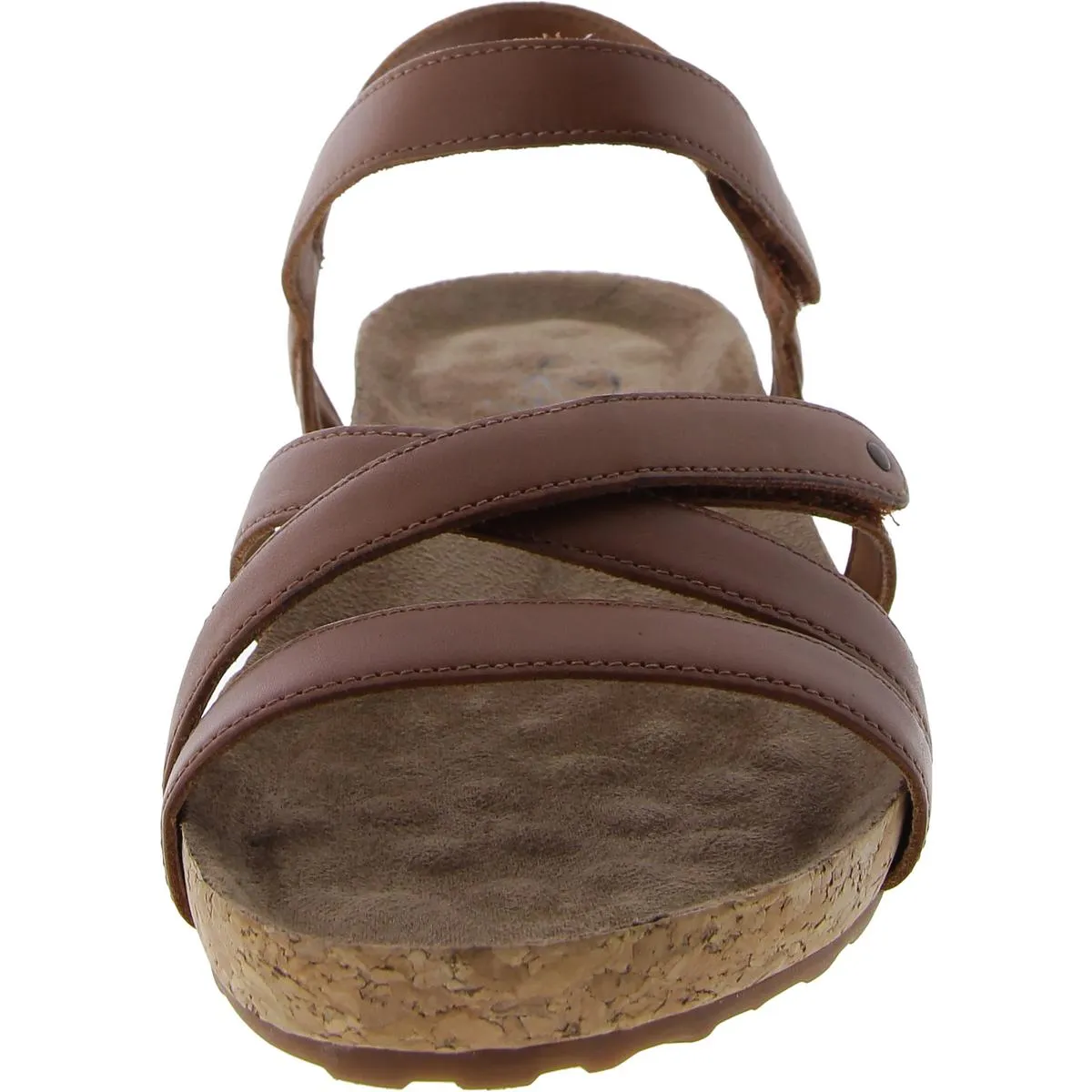 Pool Womens Cork Strappy Flatform Sandals