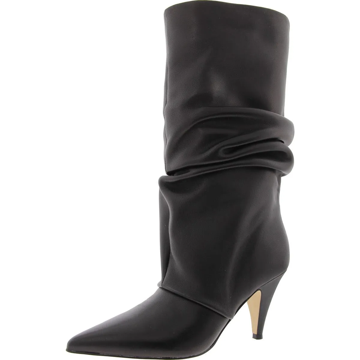 Primer Womens Leather Slouchy Mid-Calf Boots