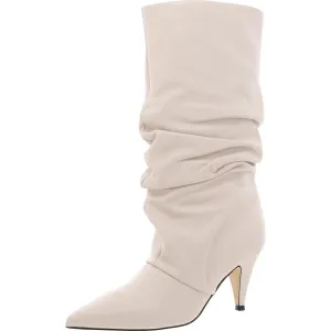 Primer Womens Leather Slouchy Mid-Calf Boots