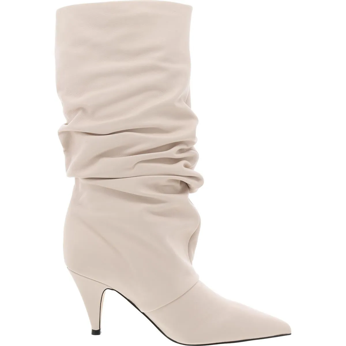 Primer Womens Leather Slouchy Mid-Calf Boots
