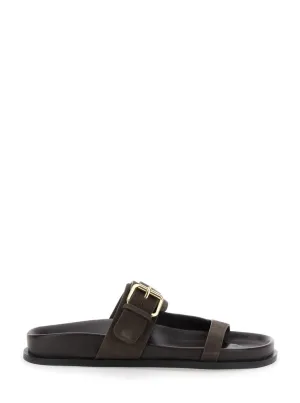 Prince' Brown Sandals With Buckle Closure