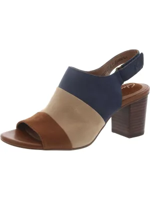 Ralene Shine Womens Suede Casual Slingback Sandals