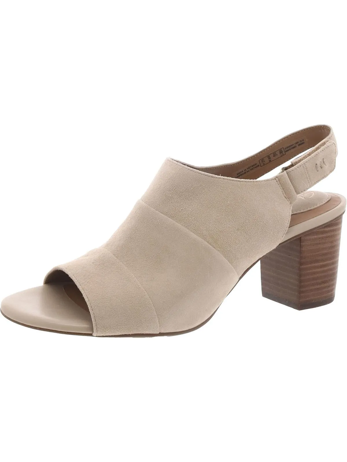 Ralene Shine Womens Suede Casual Slingback Sandals
