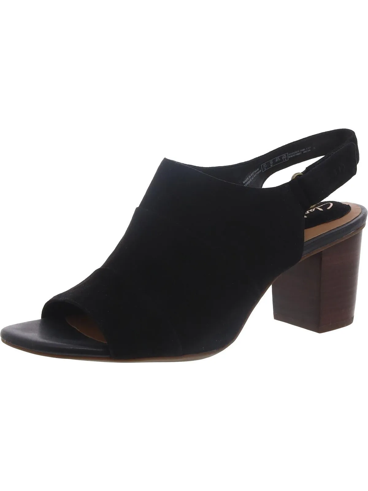 Ralene Shine Womens Suede Casual Slingback Sandals