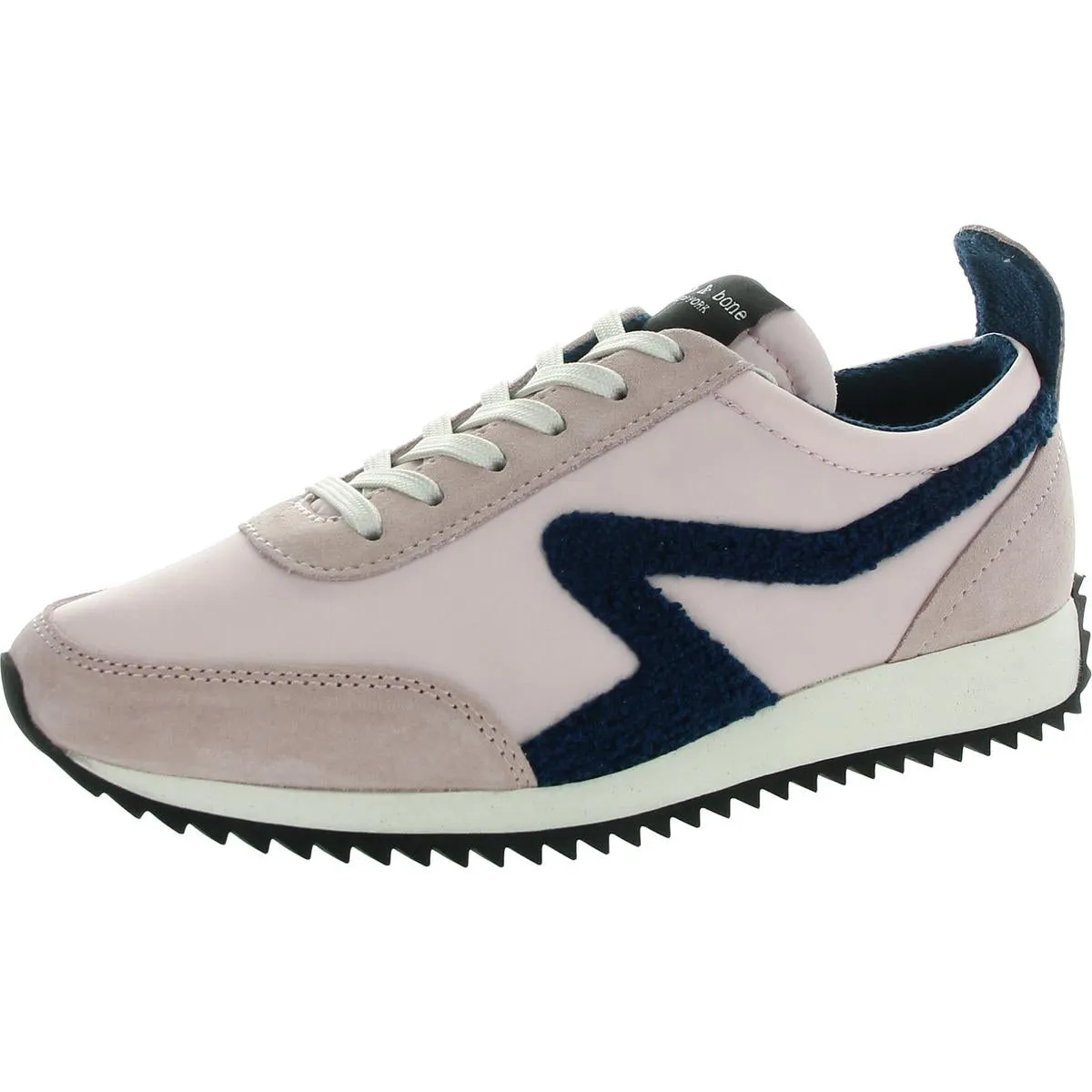 Retro Runner Womens Mixed Media Trainers Athletic and Training Shoes