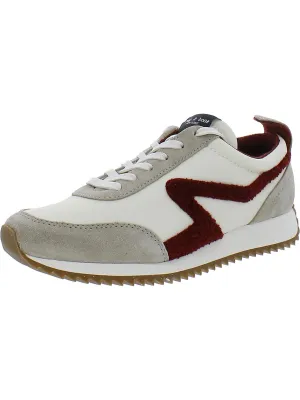 Retro Runner Womens Mixed Media Trainers Athletic and Training Shoes
