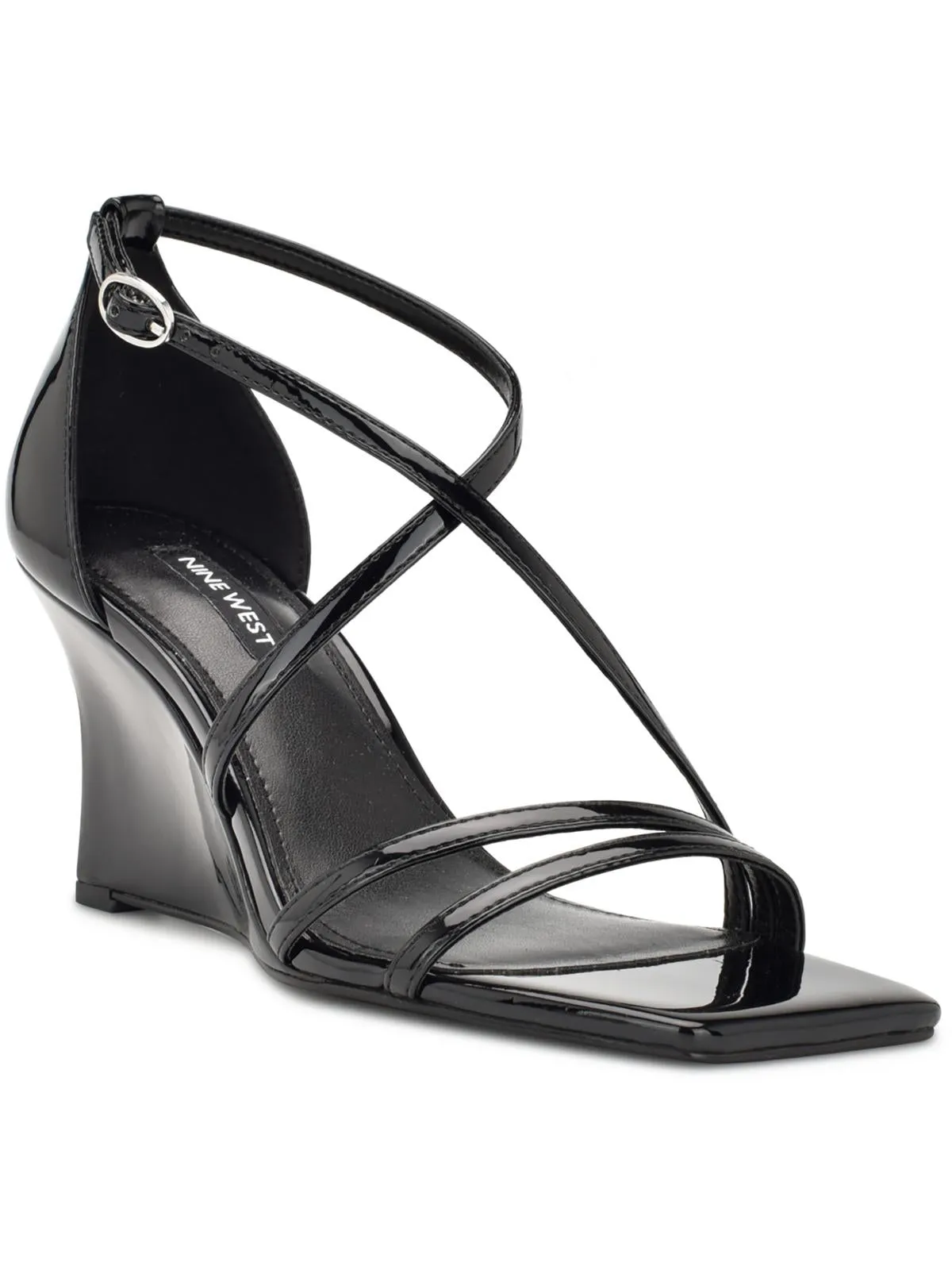 ROLGA3 Womens Square toe Casual Wedge Sandals