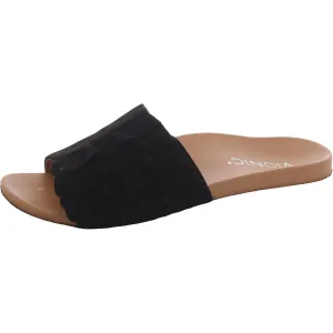 Roni Womens Suede Flat Slides