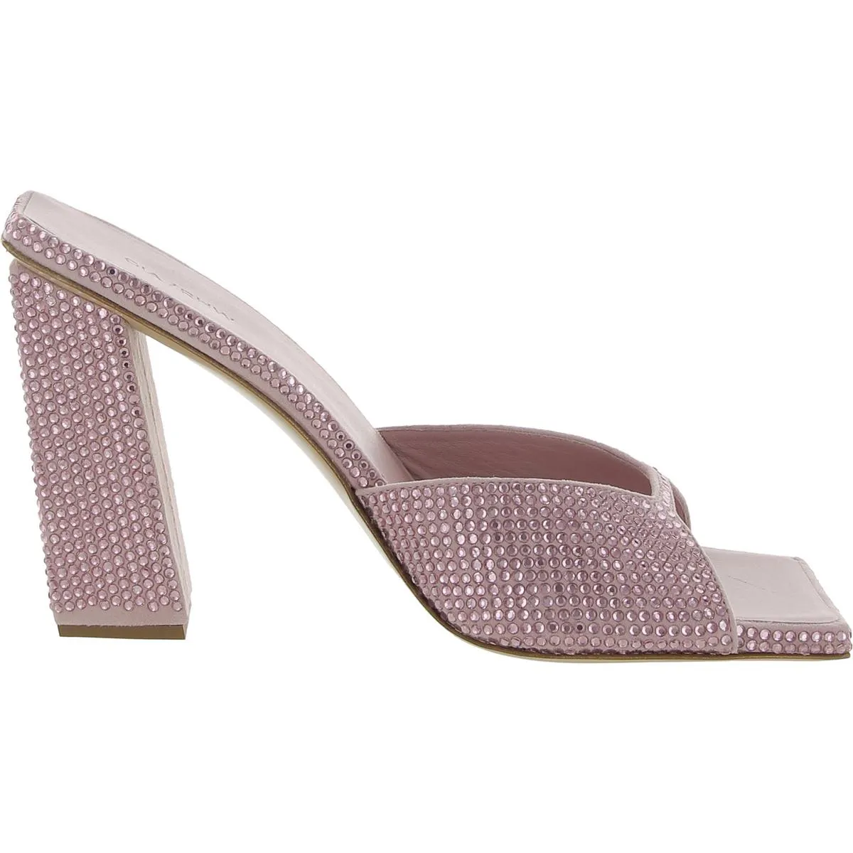 Rosie 14 Strass Womens Suede Peep-Toe Slide Sandals