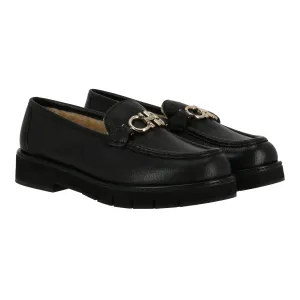 Salvatore Ferragamo Womens Black Loafer