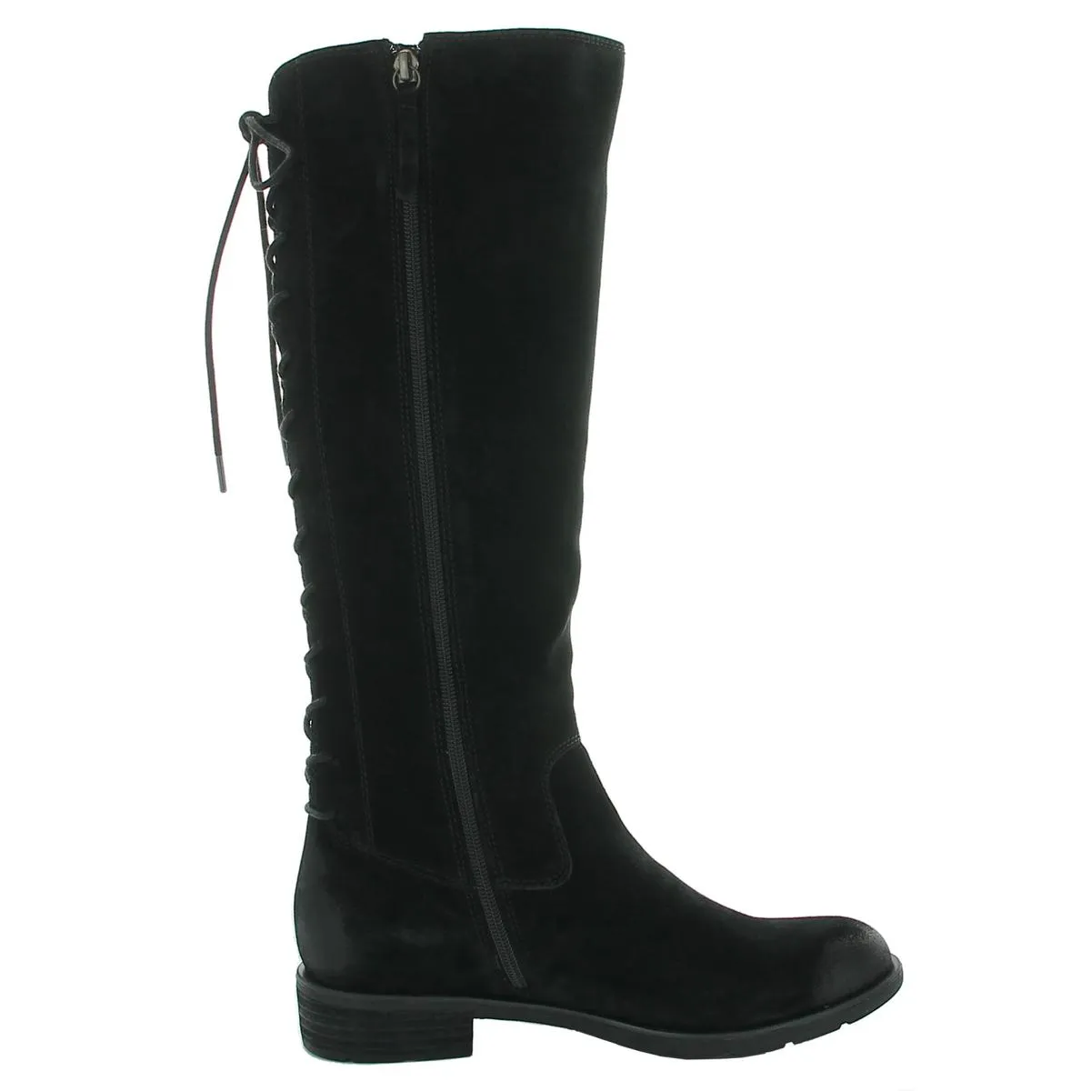 Sharnell II Womens Suede Lace-Up Knee-High Boots