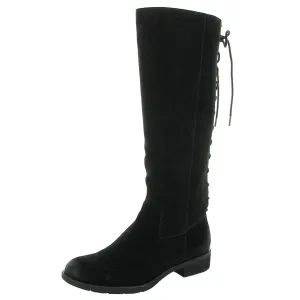 Sharnell II Womens Suede Lace-Up Knee-High Boots
