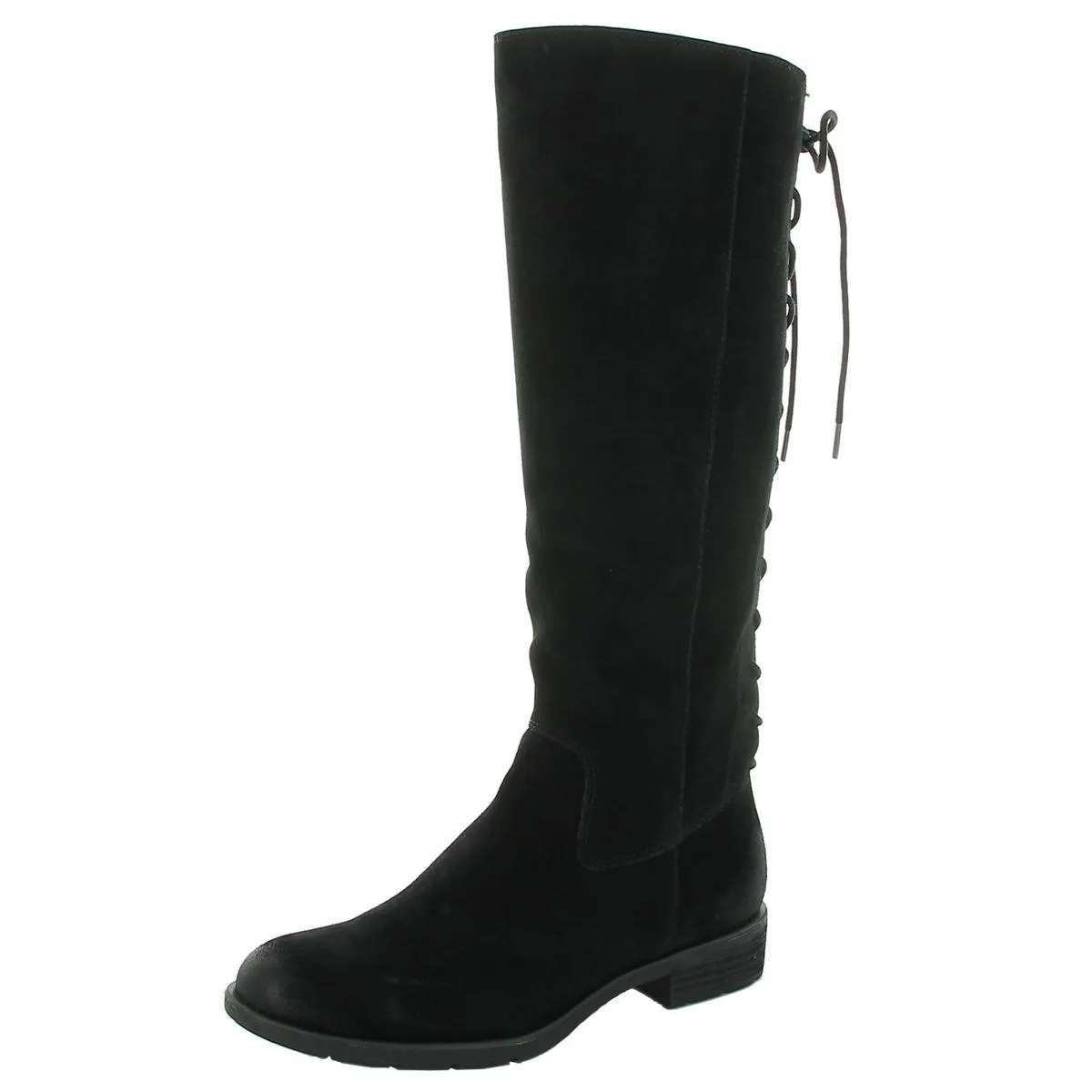 Sharnell II Womens Suede Lace-Up Knee-High Boots