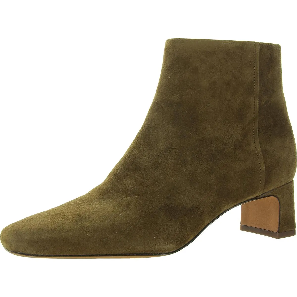 Silvana Womens Zip Up Square Toe Ankle Boots