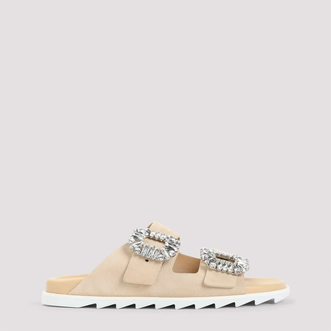 Slidy Strass Buckle Sandals