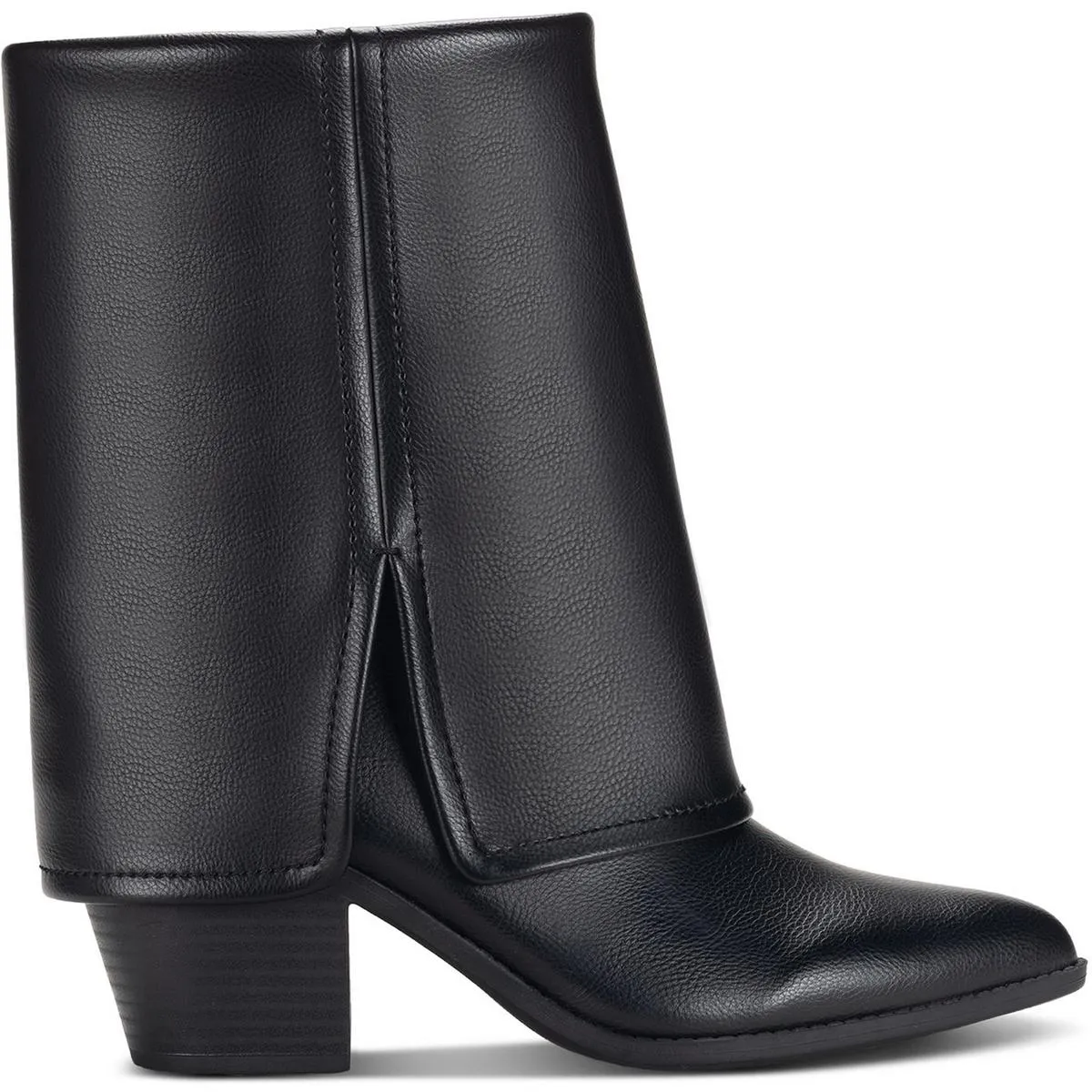 SSIBIZAA Womens Cuffed Manmade Ankle Boots