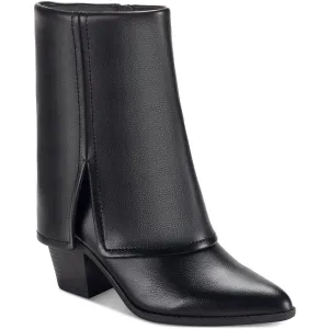 SSIBIZAA Womens Cuffed Manmade Ankle Boots