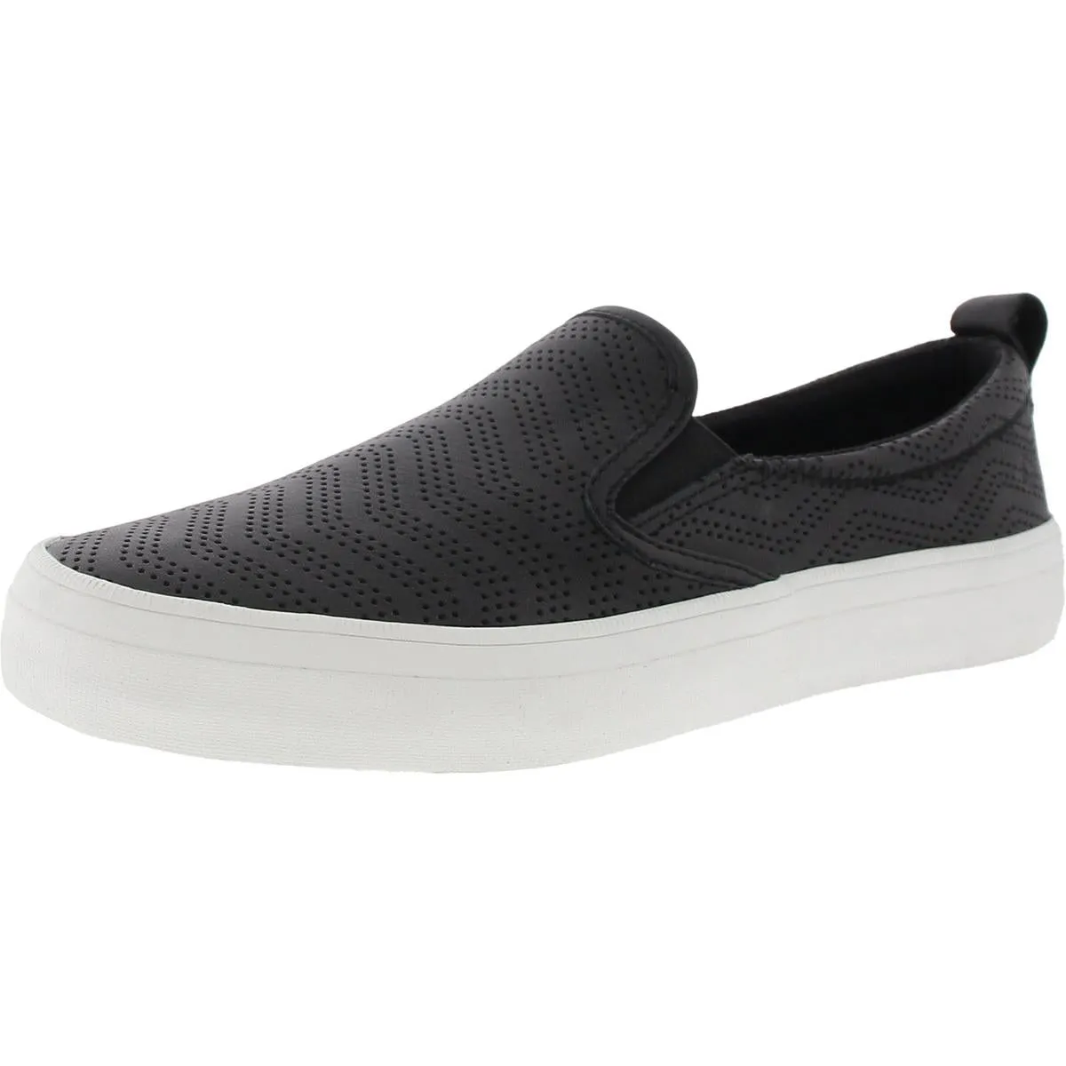 STS88722 Womens Textured Leather Slip-On Sneakers
