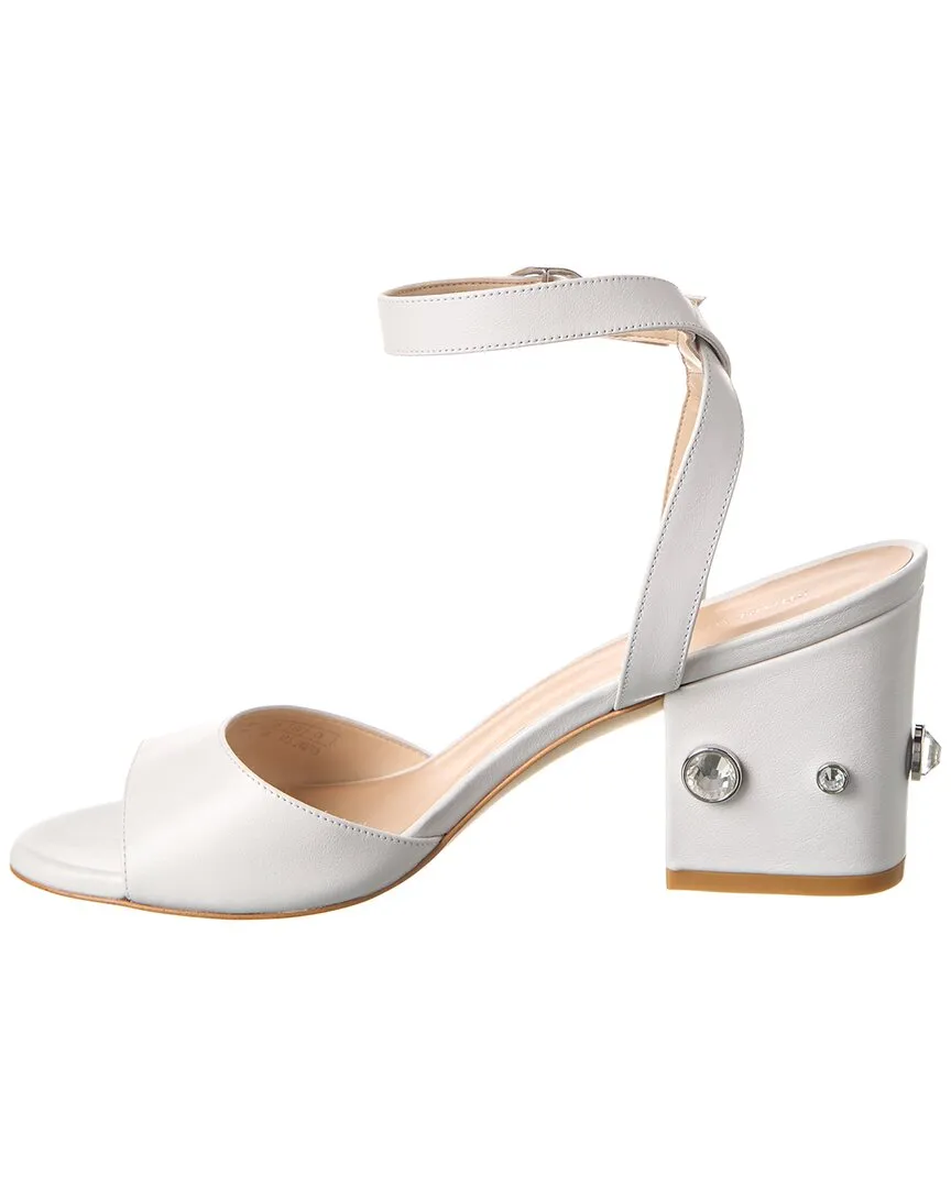 Stuart Weitzman Allshine Block 75 Leather Sandal
