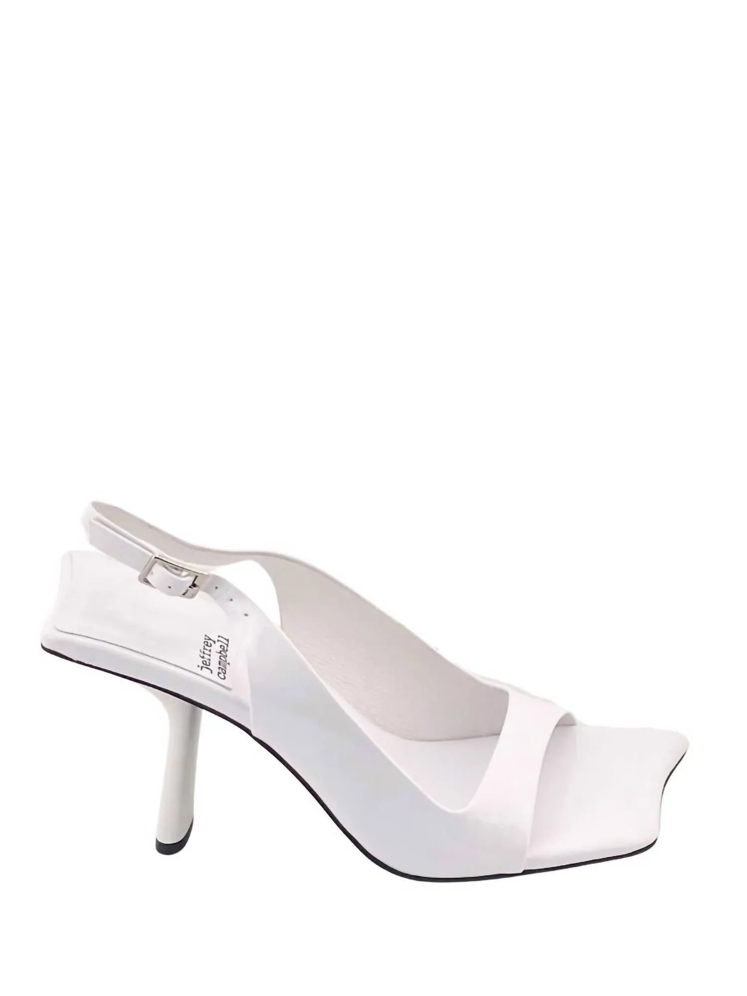 Surrealist Sandals In White