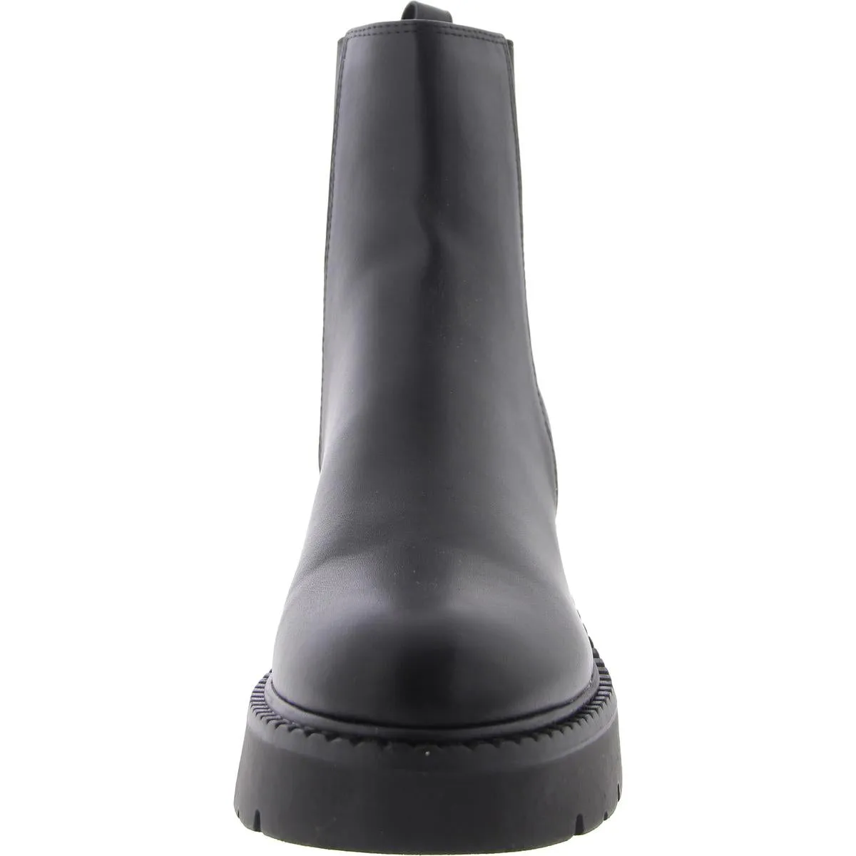 Tactic Womens Faux Leather Round Toe Chelsea Boots
