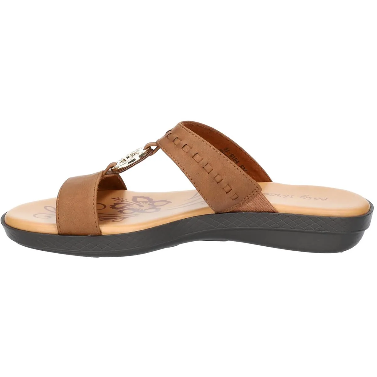 Talia Womens Padded Insole Slip On Slide Sandals