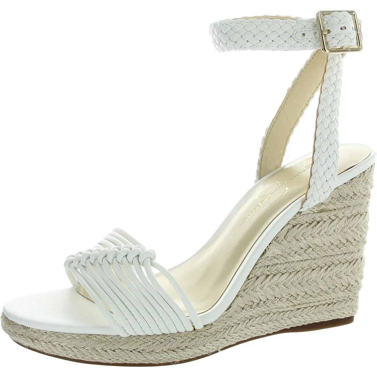 Talise Womens Knotted Platforms Wedge Sandals