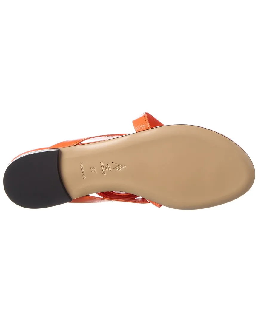 The Attico Ankle Strap Leather Sandal