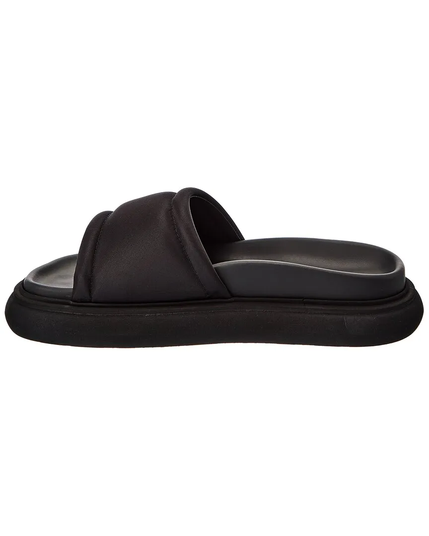 The Attico Padded Satin Platform Sandal