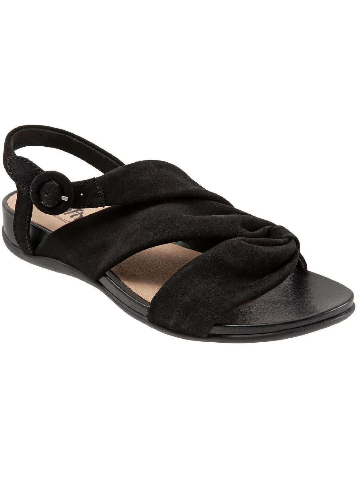 TIELI Womens Manmade Comfort Insole Ankle Strap