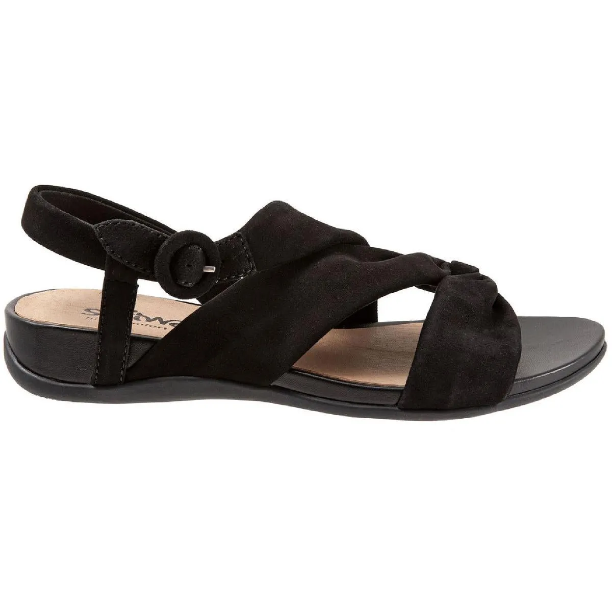 TIELI Womens Manmade Comfort Insole Ankle Strap