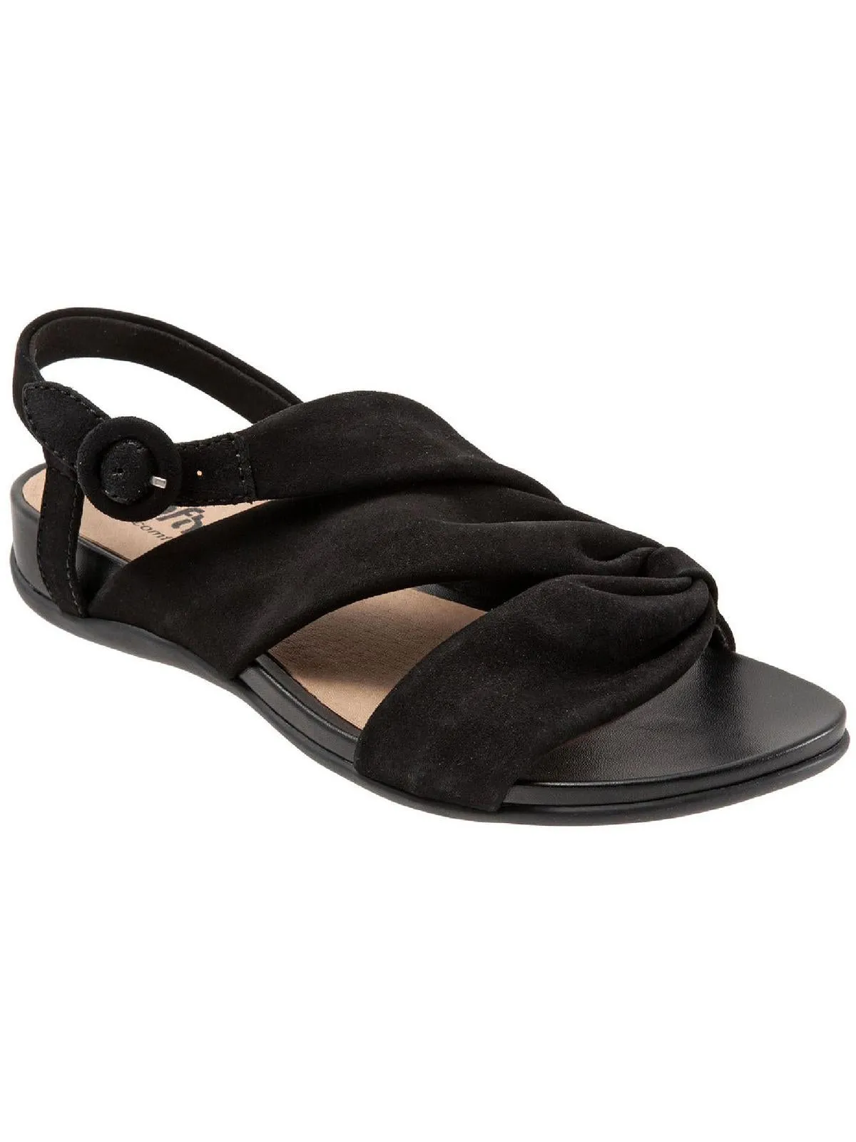 TIELI Womens Manmade Comfort Insole Ankle Strap