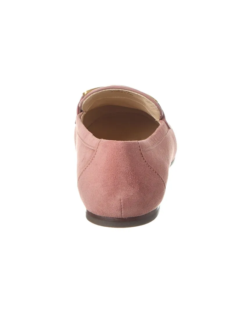 TODs Kate Suede & Leather Loafer