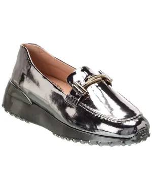 TODs Leather Platform Loafer