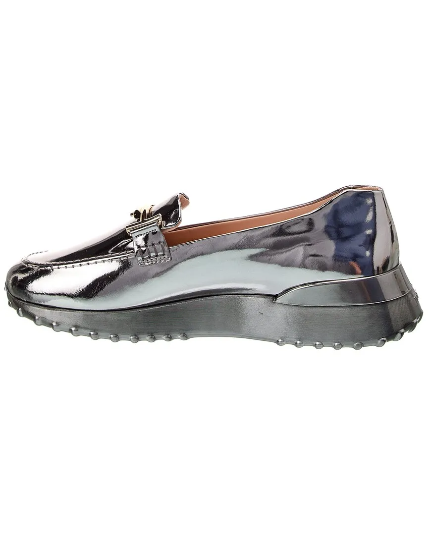 TODs Leather Platform Loafer