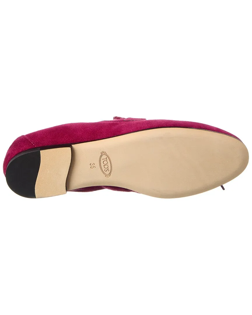 TODs Suede Loafer