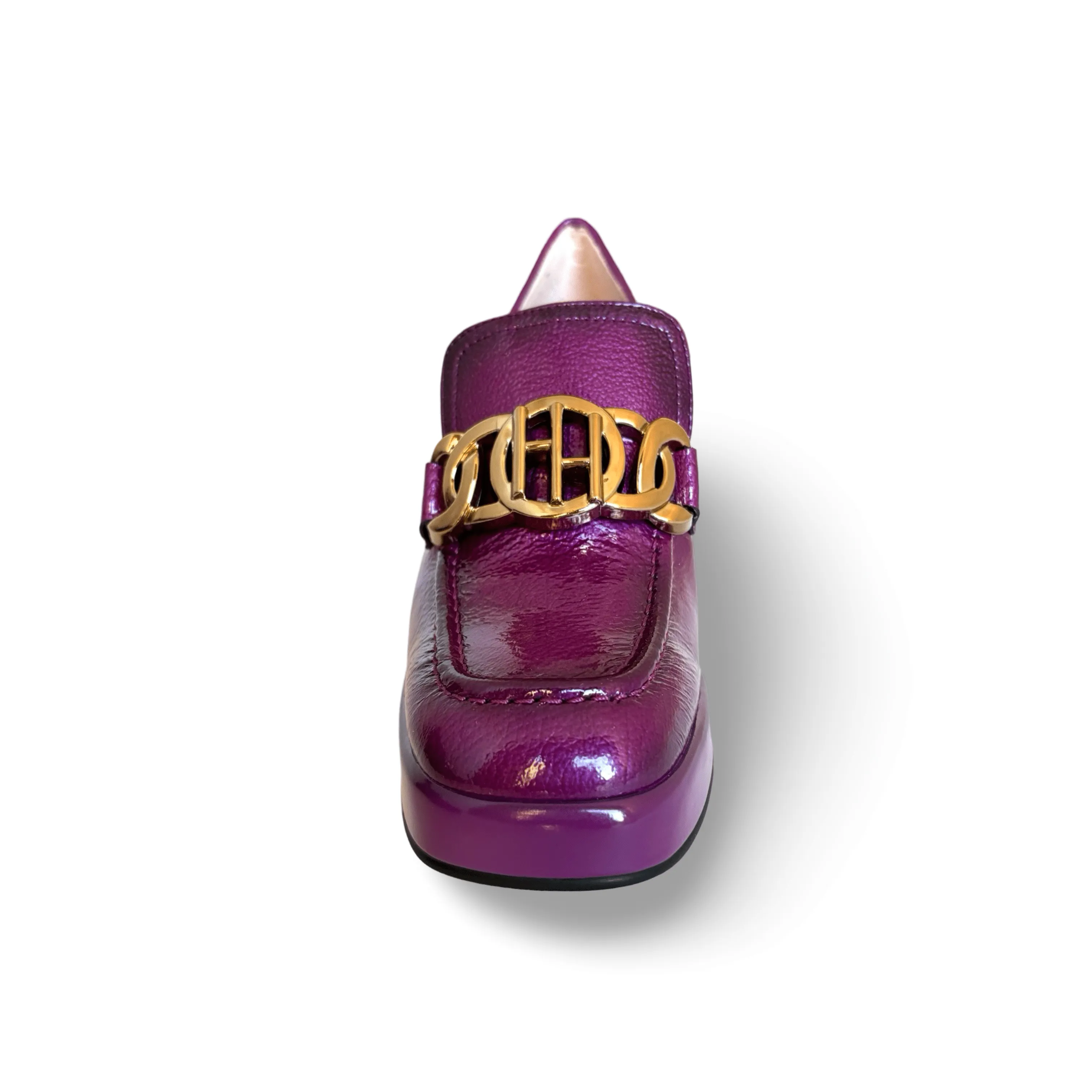 Tokio Magenta Patent Heel