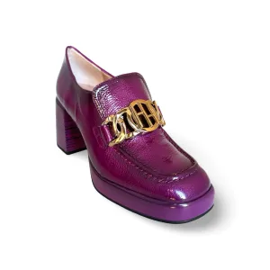 Tokio Magenta Patent Heel