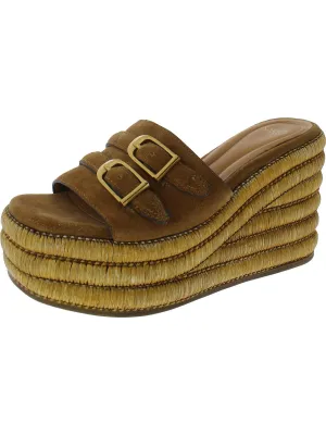 Torino Womens Suede Platform Sandals