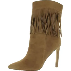 Tries Womens Pointed Toe Zipper Booties