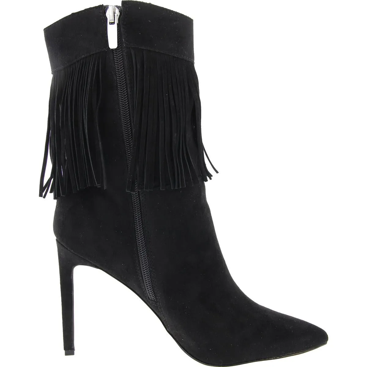 Tries Womens Pointed Toe Zipper Booties