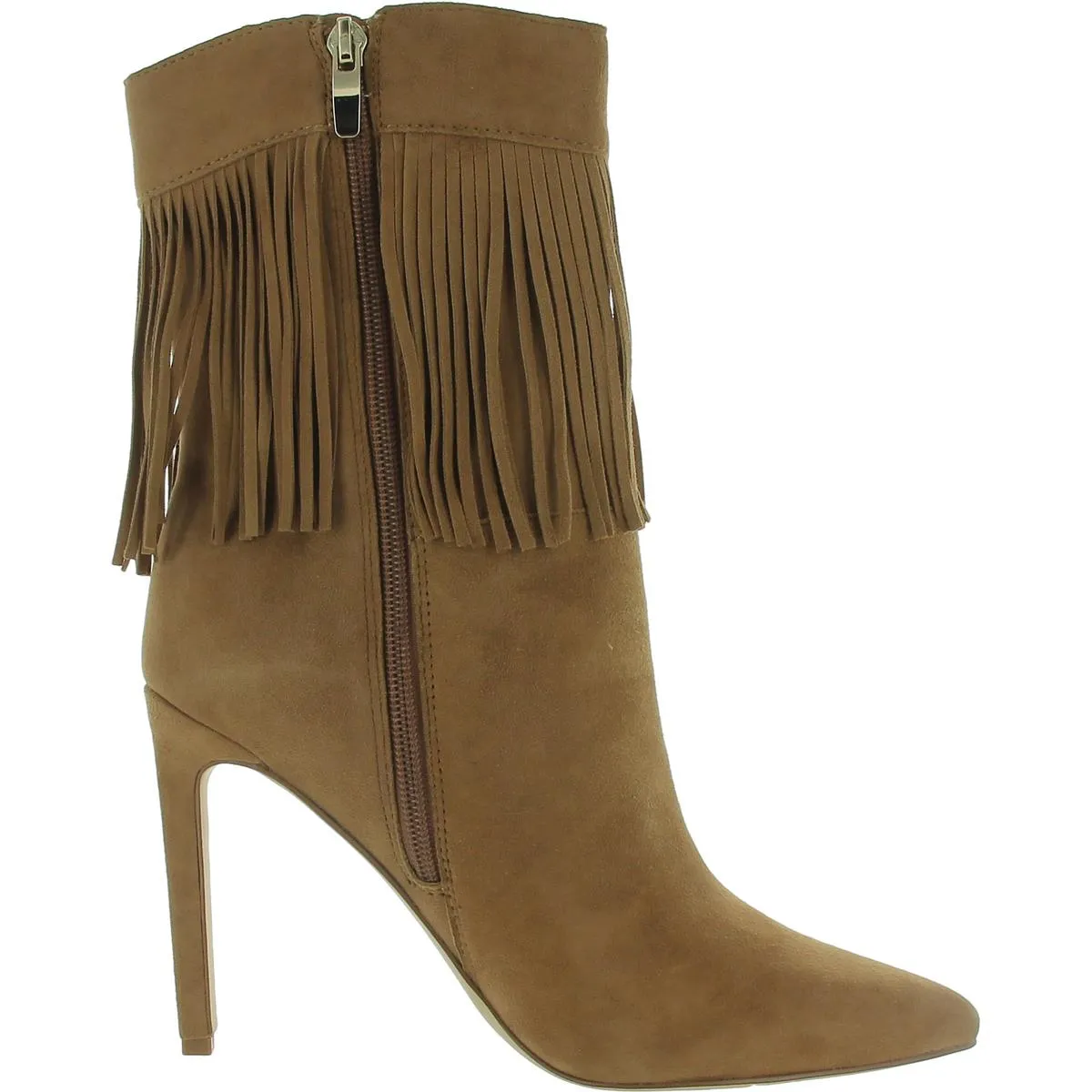 Tries Womens Pointed Toe Zipper Booties