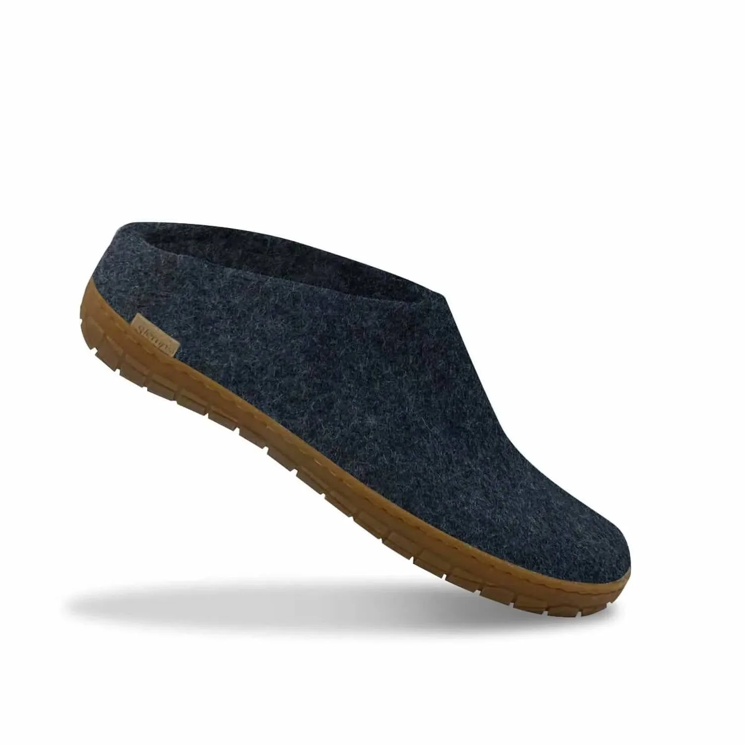 Unisex Slip-On With Honey Natural Rubber Sole In Denim