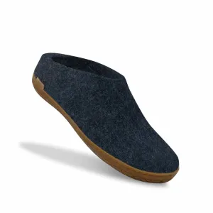 Unisex Slip-On With Honey Natural Rubber Sole In Denim