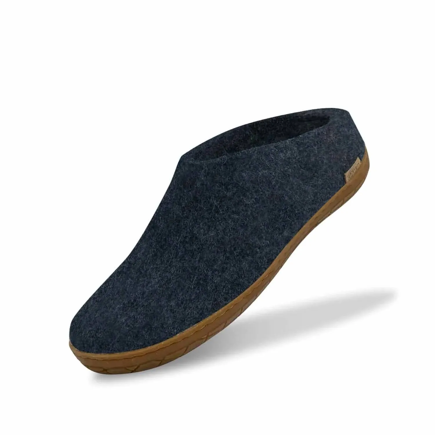 Unisex Slip-On With Honey Natural Rubber Sole In Denim