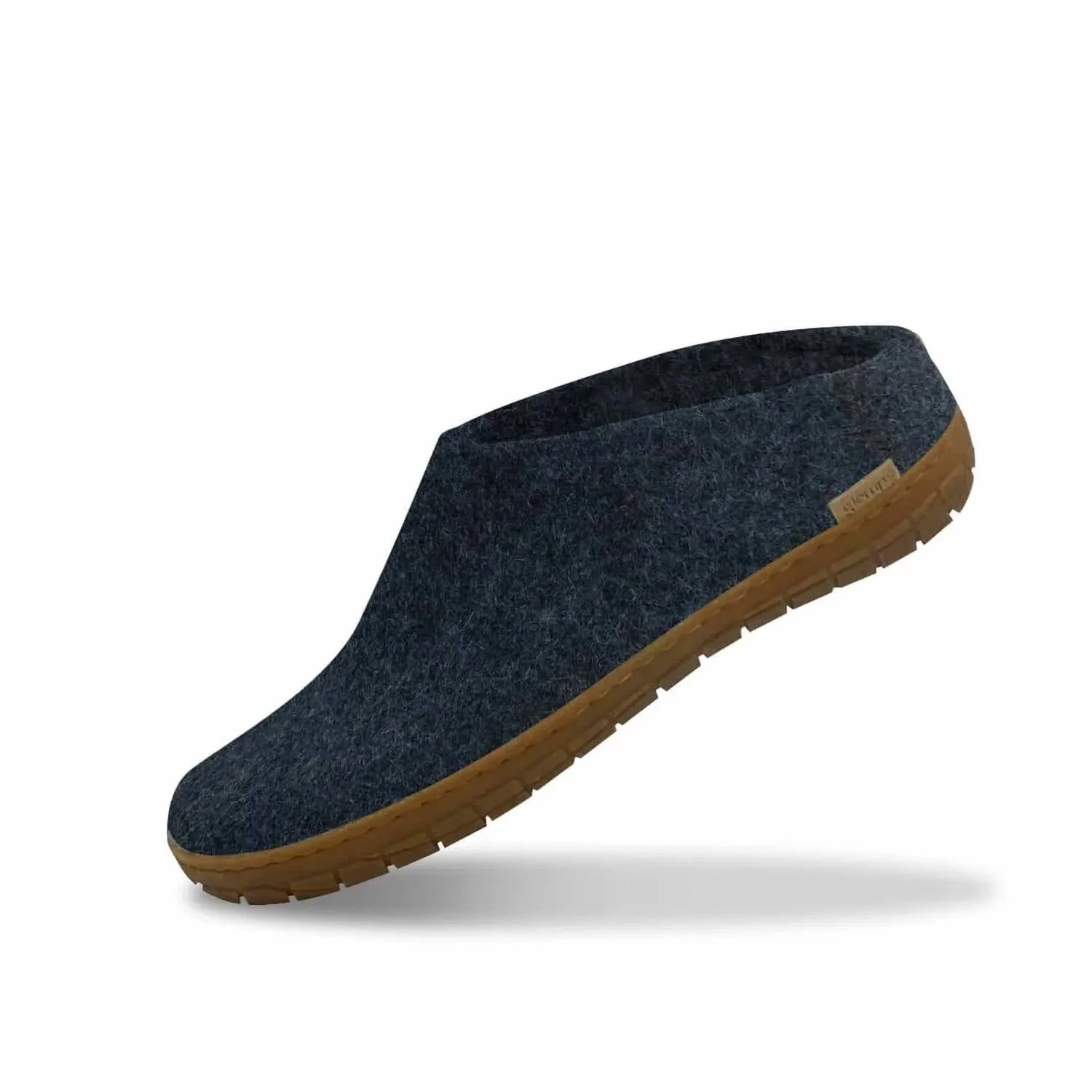 Unisex Slip-On With Honey Natural Rubber Sole In Denim
