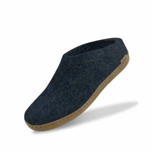 Unisex Slip-On With Leather Sole In Denim